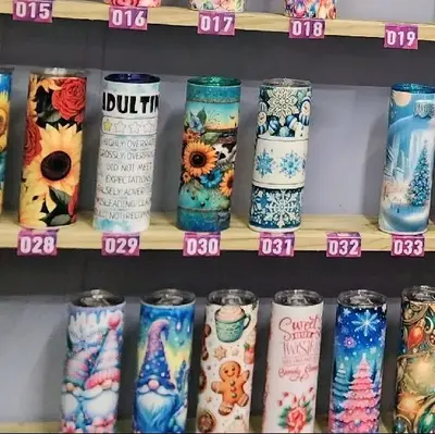 20oz Stainless steel tumblers Made on live only!!!!