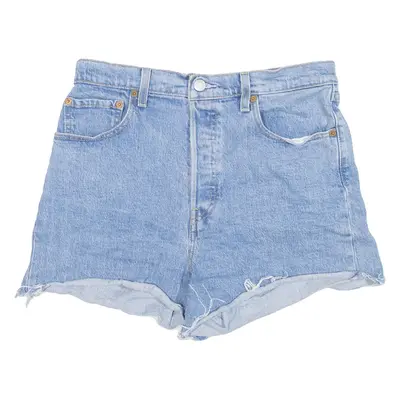 LEVI'S BIG E Womens Denim Shorts Blue M W30