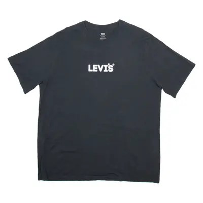 LEVI'S Mens T-Shirt Black L
