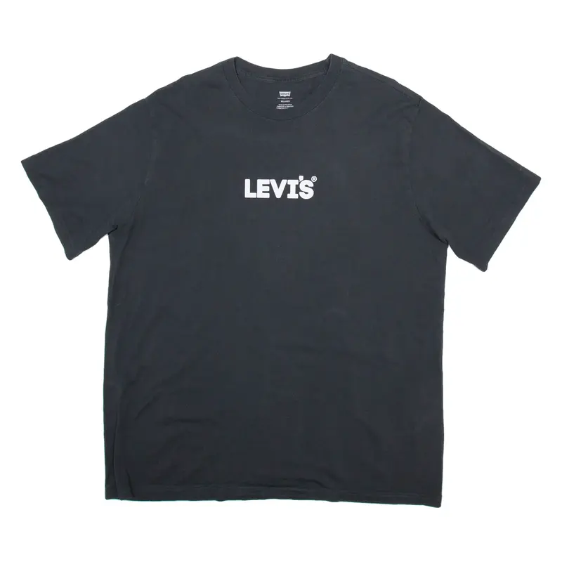 LEVI'S Mens T-Shirt Black L