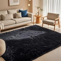 【dealsforyoudays】GENIMO Fluffy Fuzzy Shag Area Rugs, Soft Plush Carpet, Machine Washable Indoor Floor Soft Rug for Bedroo...