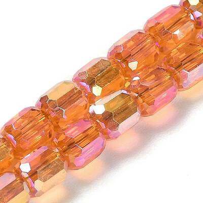 Electroplate Glass Beads Strands