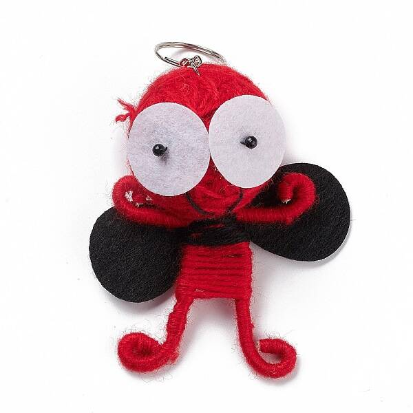 Woolen Yarn Thread Keychain