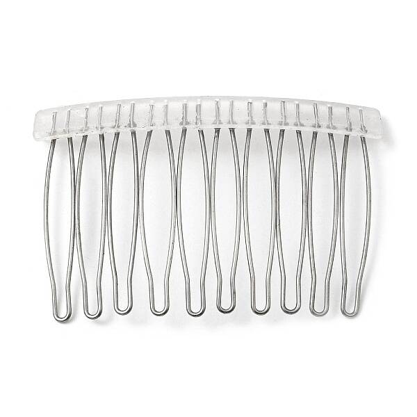 304 Stainless Steel & Plastic Hair Comb Findings