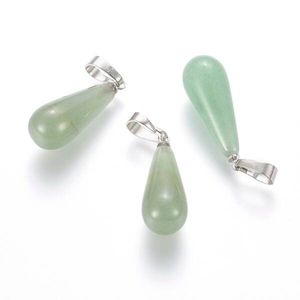 Natural Green Aventurine Pendants