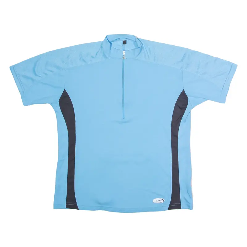 LOFFLER Cycling Mens Jersey Blue 1/4 Zip M