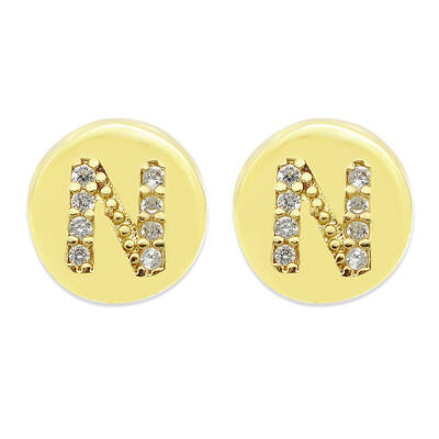 Brass Micro Pave Clear Cubic Zirconia Beads