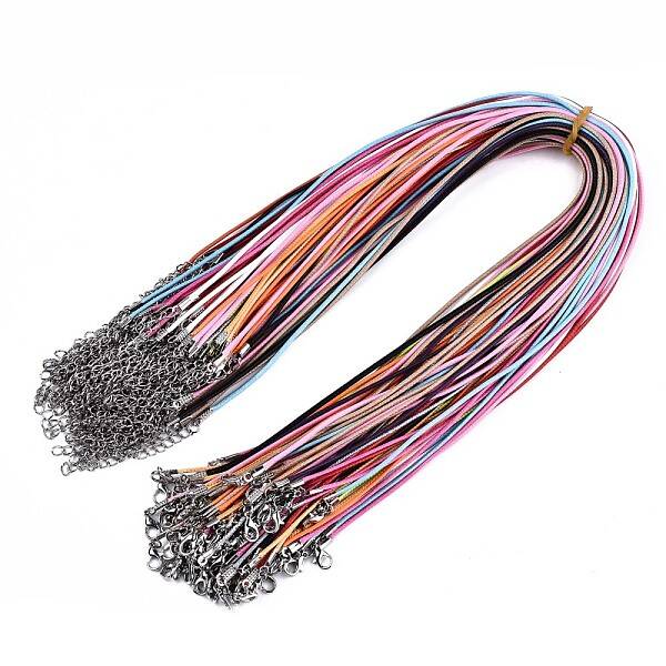 Waxed Cotton Cord Necklace Making