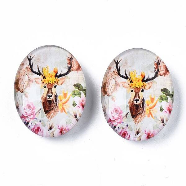 Glass Paper Snap Buttons