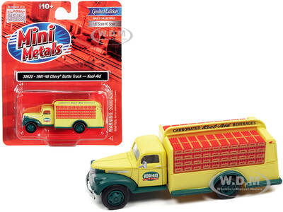 1941-1946 Chevrolet Delivery Bottle Truck Yellow and Green \
