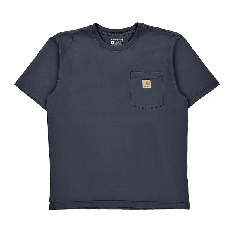 Loose Fit Carhartt T-Shirt - Medium Black Cotton