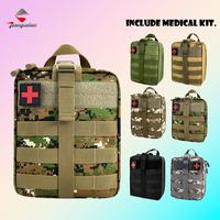 Jumahe Springtok Outdoor First Aid Kit,Tactical Molle Medical Pouch,Survival Emergency Waist Pack,Outdoor Hunting Accessories...
