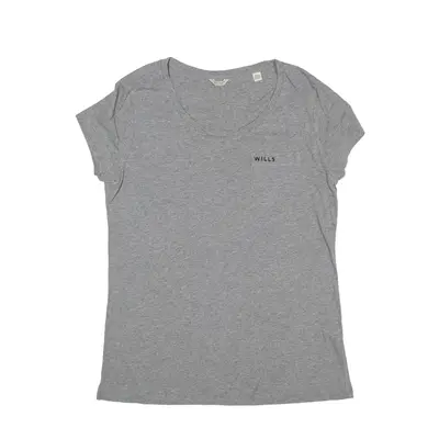 JACK WILLS T-Shirt Grey Short Sleeve Womens UK 8