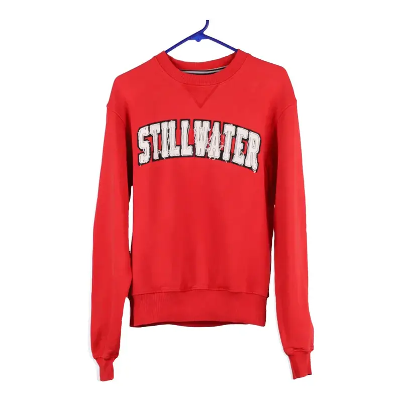 Stillwater Champion Sweatshirt - Small Red Cotton Blend