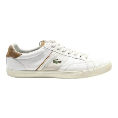 LACOSTE Fairlead Sneaker Trainers White Leather Mens UK 9