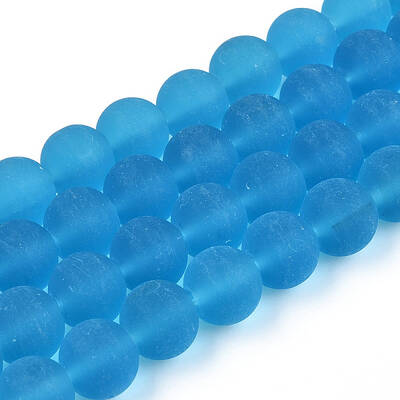 Transparent Glass Beads Strands