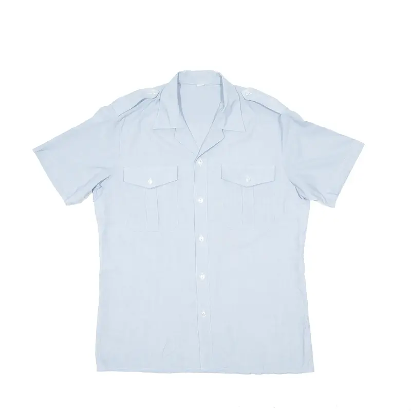 Mickey & Minnie Blue Plain Shirt L