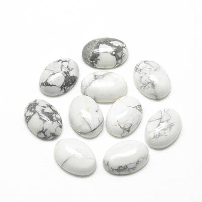Natural Howlite Cabochons