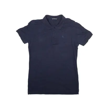 SORBINO Polo Shirt Blue Short Sleeve Mens S