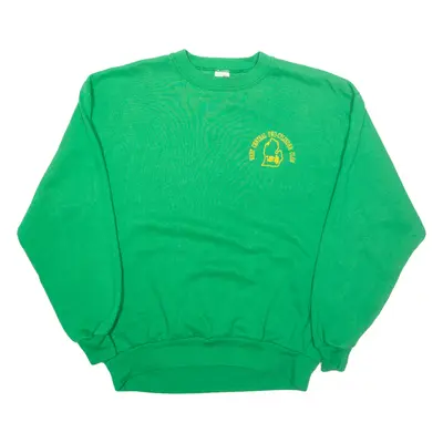 JERZEES West Central Two-cylinder Club Mens Sweatshirt Green USA L
