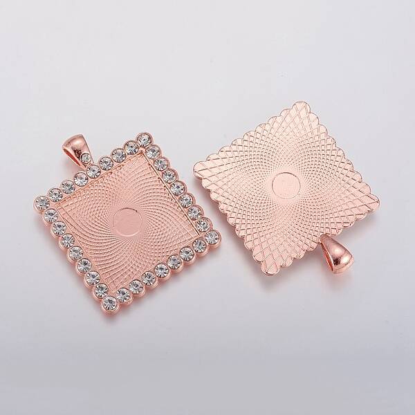 Alloy Pendant Cabochon Settings