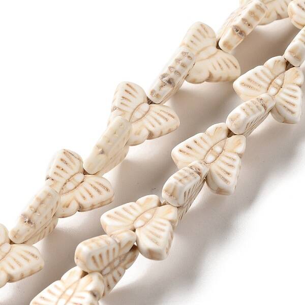 Synthetic Turquoise Dyed Beads Strands