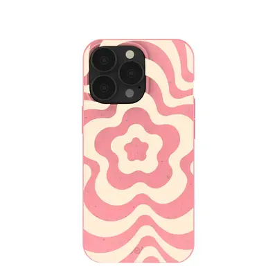 Bubblegum Pink Morning Flower iPhone 13 Pro Case