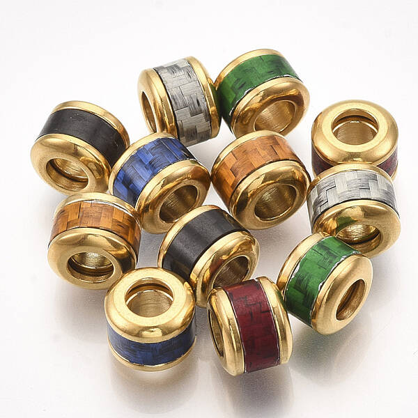 304 Stainless Steel European Beads