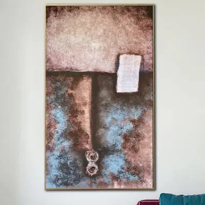 Large Original Oil Paintings On Canvas Modern Brown Painting Creative Rich Textured Art Unique Fine Art Contemporary Painting...