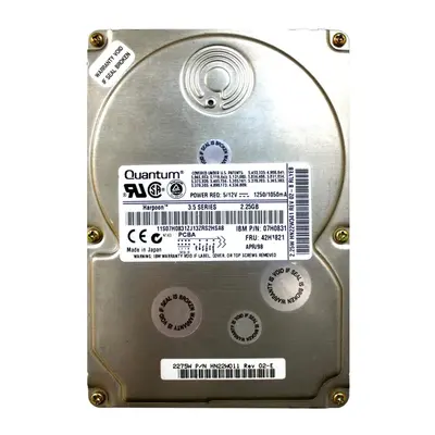 42H1821 IBM 2.2GB Ultra WIDE SCSI 7200 3.5-inch 512KB Hard Drive