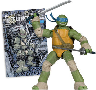 McFarlane Toys - Teenage Mutant Ninja Turtles - Page Punchers - Leonardo 5 Action Figure with Comic (TMNT)