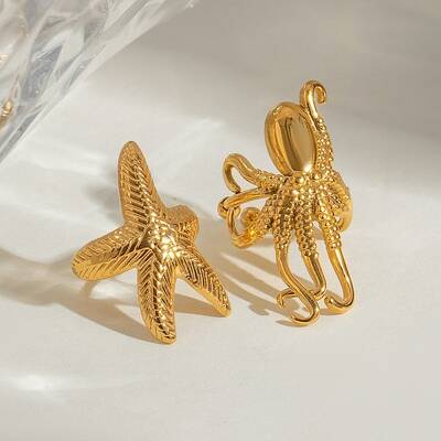 304 Stainless Steel Cuff Earrings