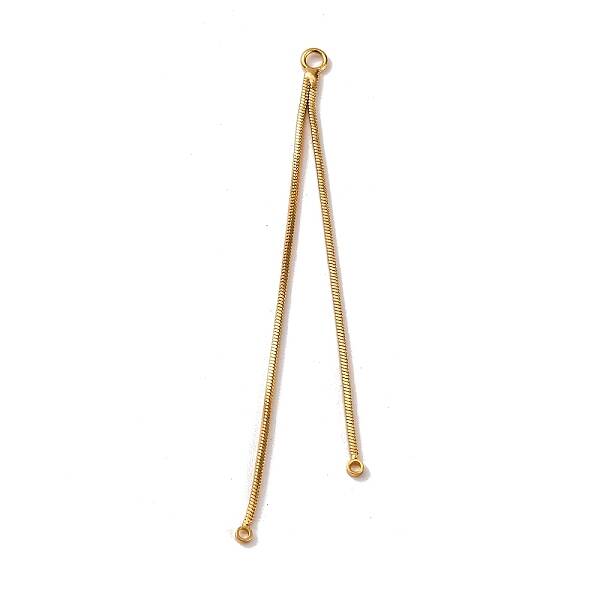 Brass Square Snake Chain Big Pendants
