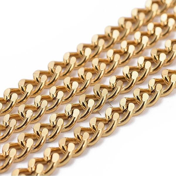 Ion Plating(IP) 304 Stainless Steel Curb Chains