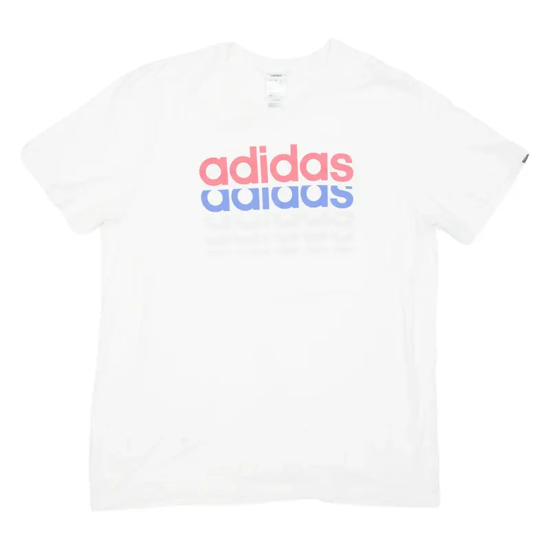 ADIDAS Mens T-Shirt White XL
