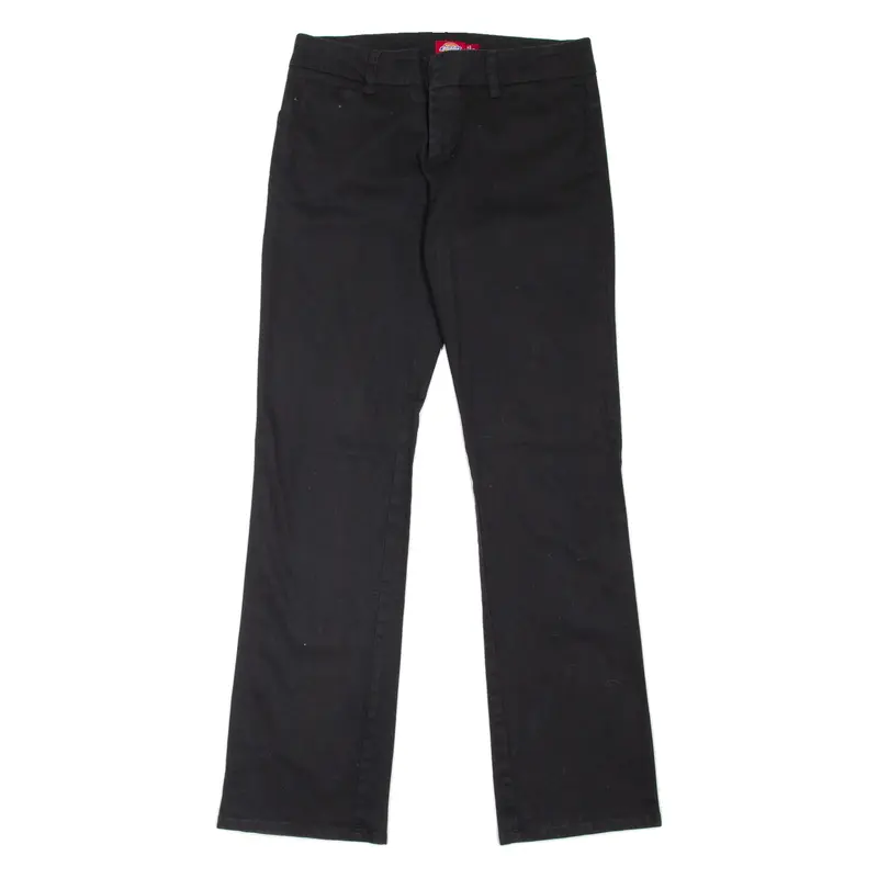 DICKIES Workwear Womens Trousers Black Regular Bootcut W30 L32