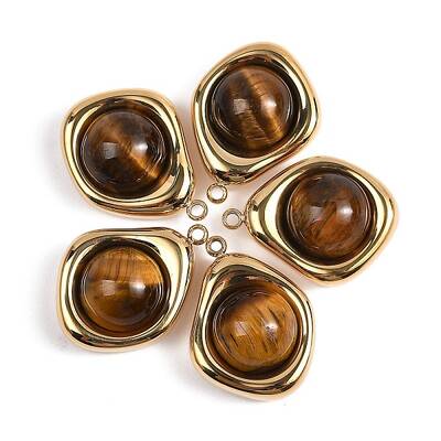 Natural Tiger Eye Pendants