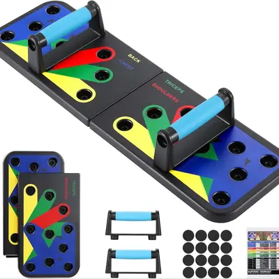 Portable Multifunctional Push up Board, Foldable Pull-up Bar, Strength Training Equipment for Home Gym Workout