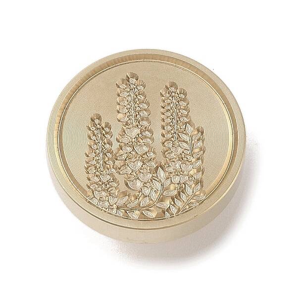 Golden Tone Wax Seal Brass Stamp Head