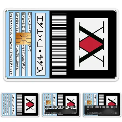 Credit Card Skin Sticker, 4 Counts/set Ultra-thin Waterproof Scratch Resistant Card Skin Sticker, Personalized Bank Card Stic...