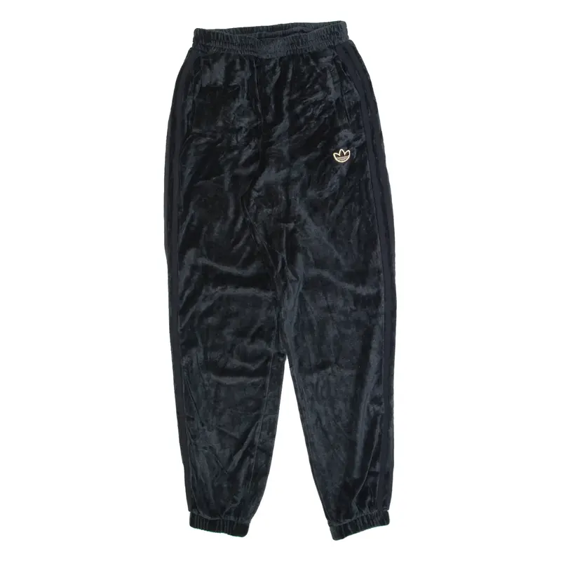 ADIDAS Womens Joggers Black Tapered S W24 L28