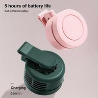 Portable Silent Mini Bladeless Electric Fan,Adjustable 3-speed Suspended Waist Fans, Smal!Phone Cooling Fan, Personal Fan, Ro...
