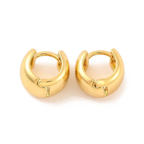 Brass Hoop Earrings for Women