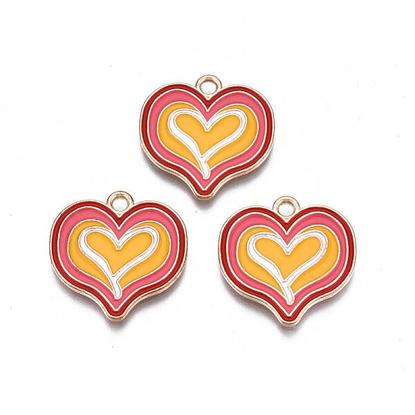 Alloy Enamel Pendants