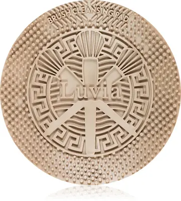 Luvia Cosmetics Silicone Pad Tool for Cleaning Brushes Coffee Color