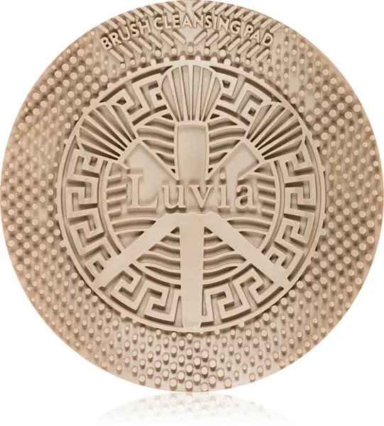 Luvia Cosmetics Silicone Pad Tool for Cleaning Brushes Coffee Color