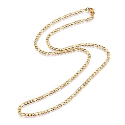304 Stainless Steel Figaro Chain Necklaces