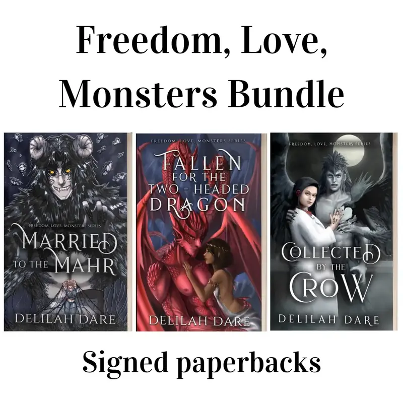 Freedom, Love, Monsters Bookish Bundle: Signed Romance Book Bundle