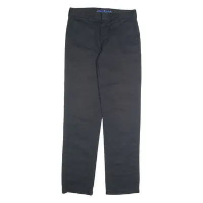 DICKIES Chino Womens Trousers Black Regular Straight W28 L30