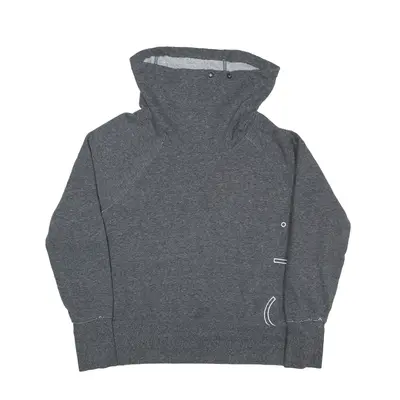 CALVIN KLEIN Performance Sweatshirt Grey High Neck Womens M